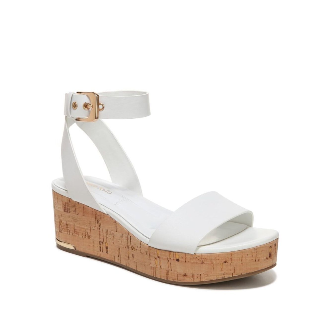 Franco Sarto NWT New Franco Sarto Presley Ankle Strap Platform Wedge San Size US 5 / IT 35 - 1 Thumbnail
