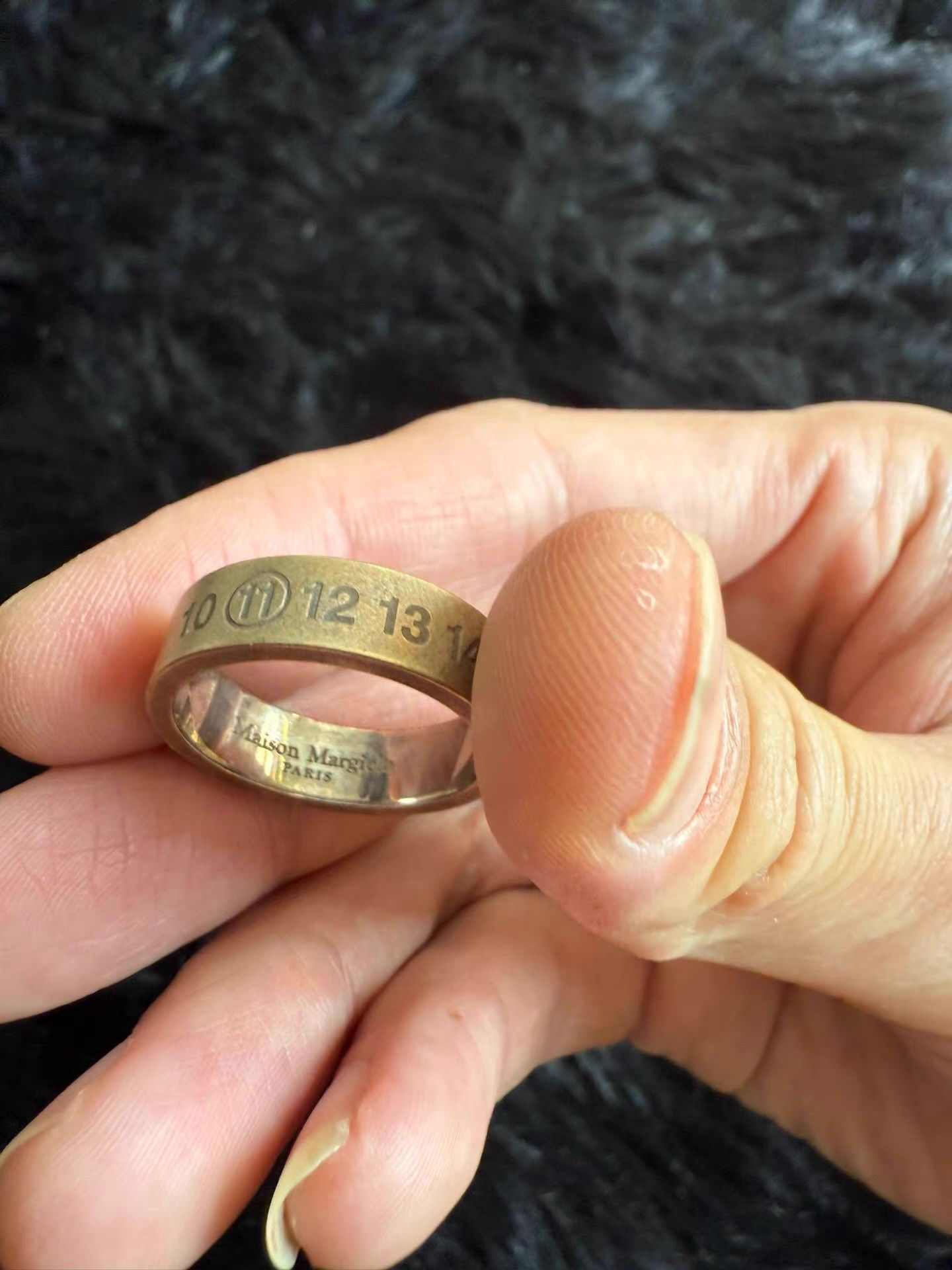 Maison Margiela Maison Margiela First Edition Classic Number Ring Q17 Size ONE SIZE - 2 Thumbnail
