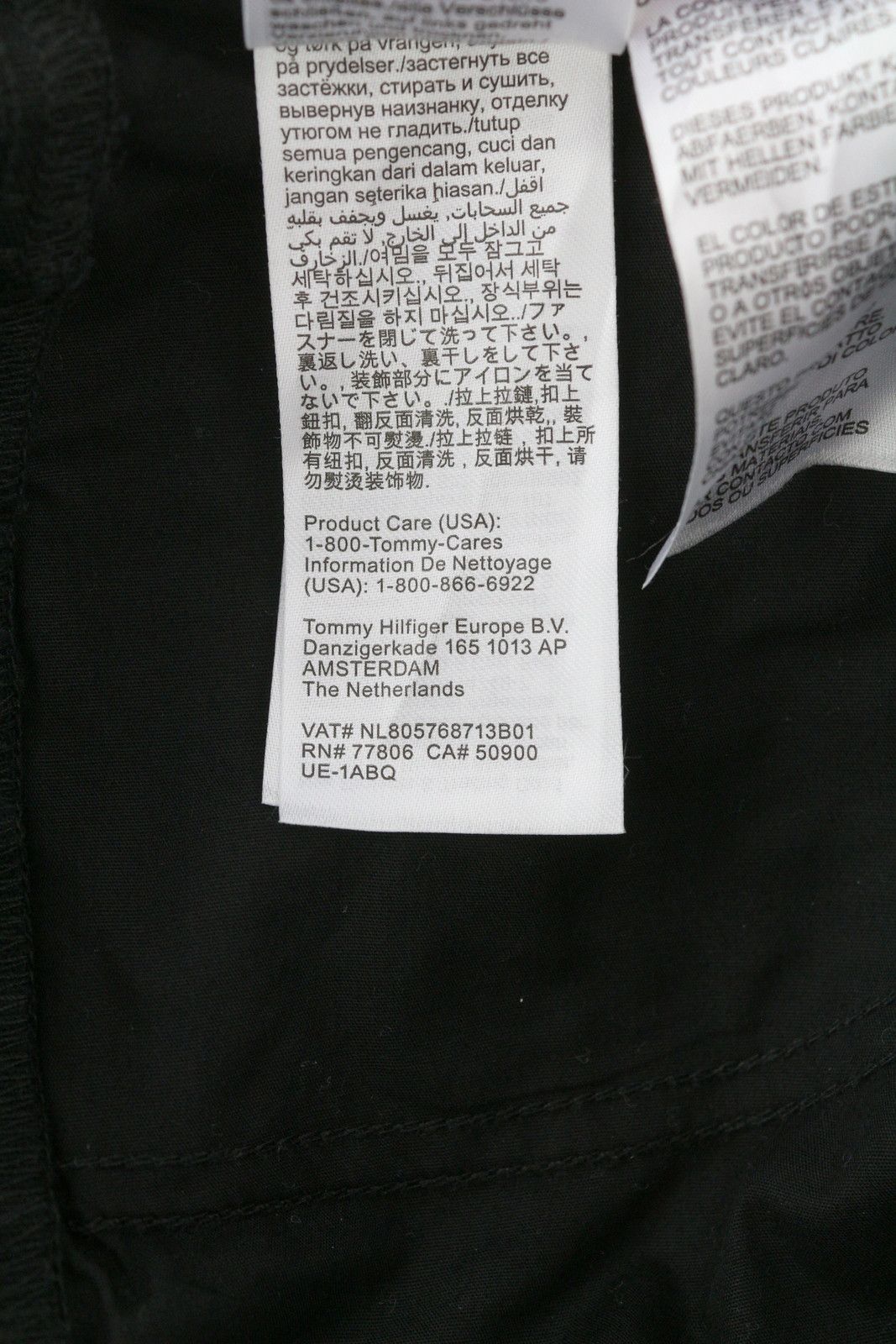 Tommy Hilfiger SKATER CARPENTER W30/L32 Black Cargo Zip Fly Trousers 84948 Size US 30 / EU 46 - 8 Thumbnail