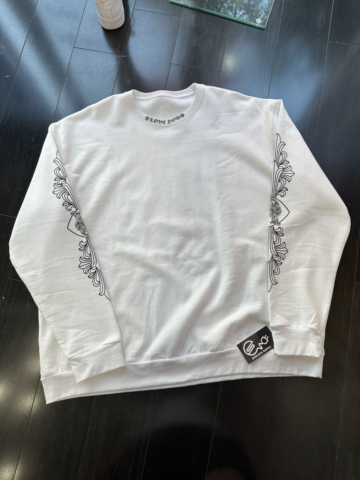 Chrome Hearts Love You Crewneck Sweatshirt