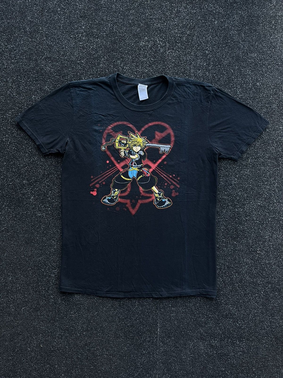 Playstation Vintage Y2K Rare Kingdom Hearts Sora Video Game T-shirt Size US L / EU 52-54 / 3 - 1 Thumbnail