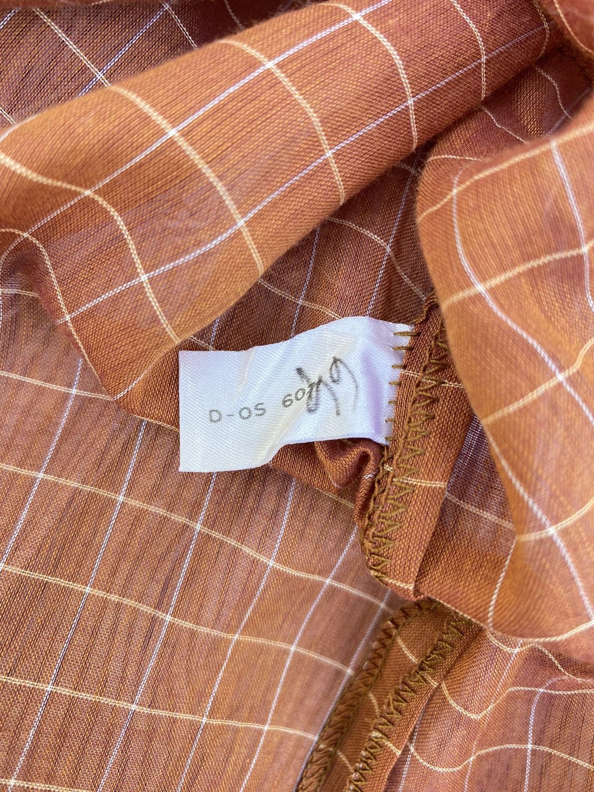 Chloe Chloe Plaid Shirt with Round Neck and Ruffles Size M / US 6-8 / IT 42-44 - 4 Thumbnail