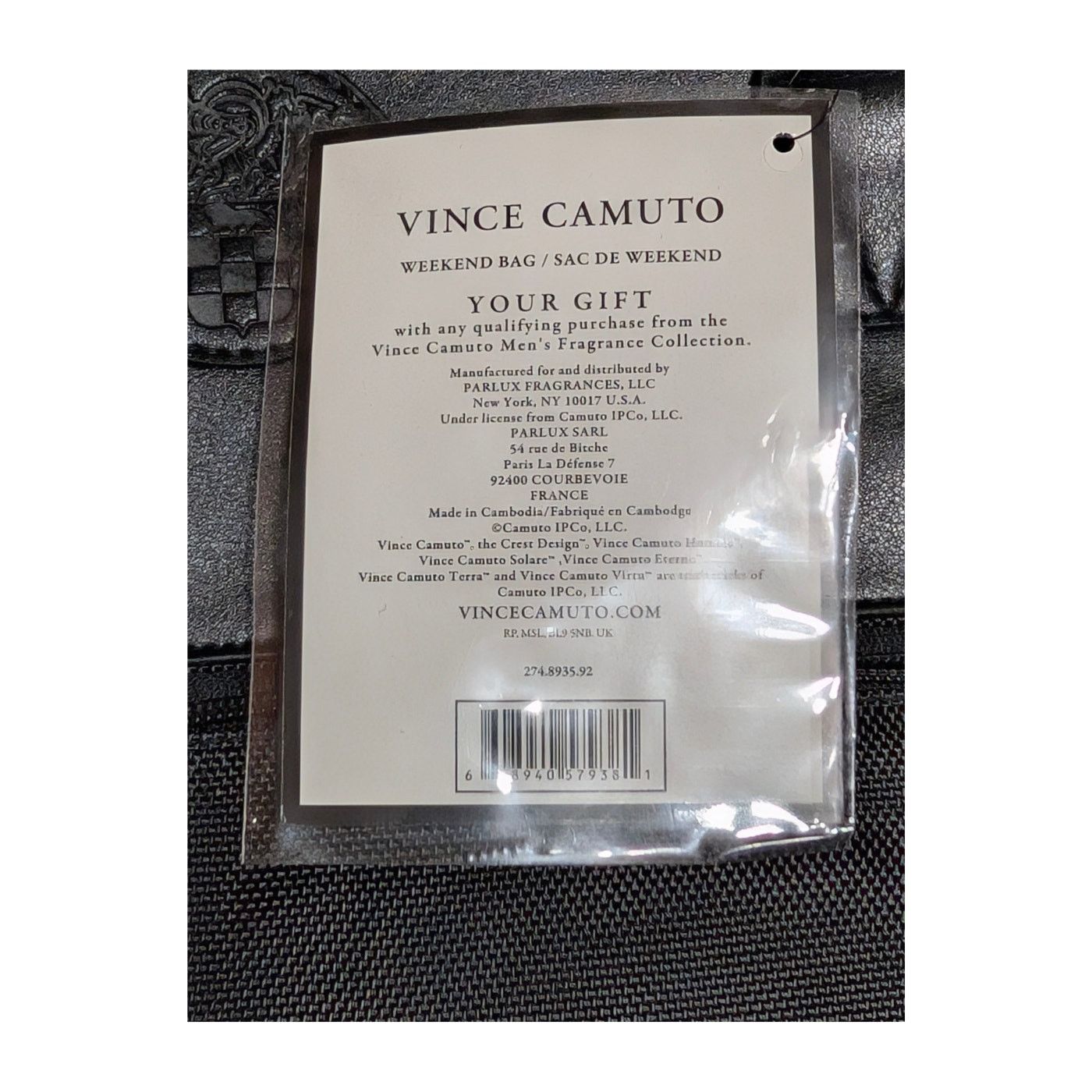 Vince Camuto Vince Camuto Large Black Weekend Tote Bag NWT Size ONE SIZE - 8 Thumbnail
