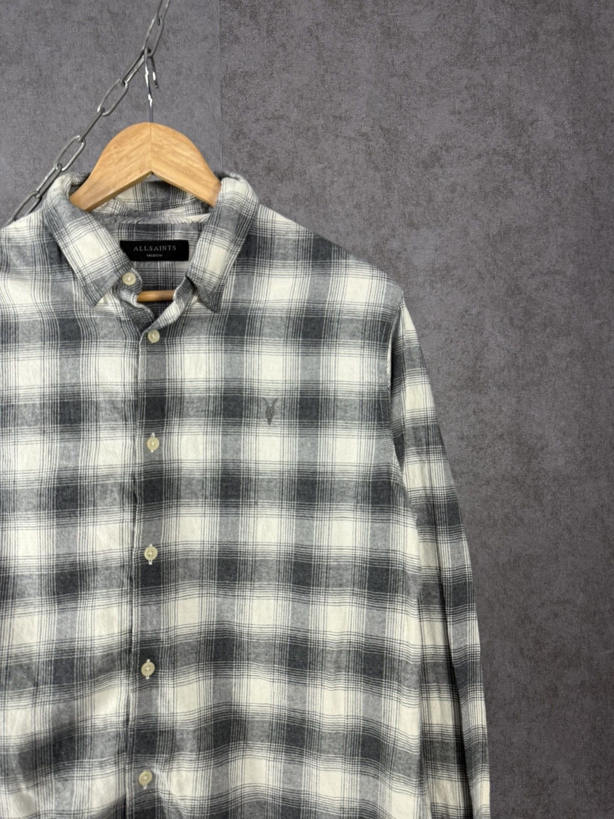 Allsaints Allsaints designer logo shirt Size US M / EU 48-50 / 2 - 2 Thumbnail
