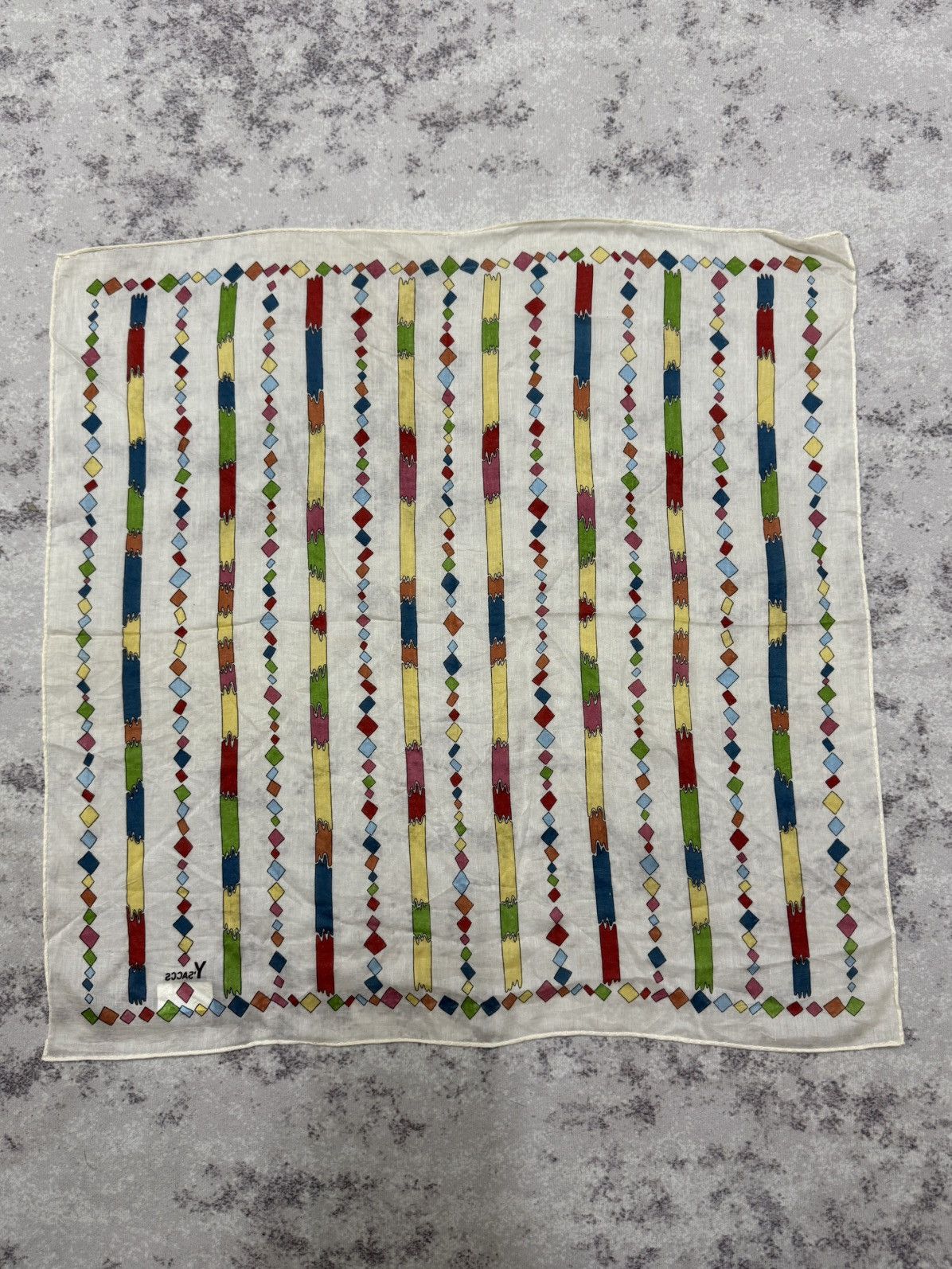 Yohji Yamamoto Vintage Y’saccs Yohji Yamamoto Handkerchief/PocketSquares Size ONE SIZE - 10 Thumbnail