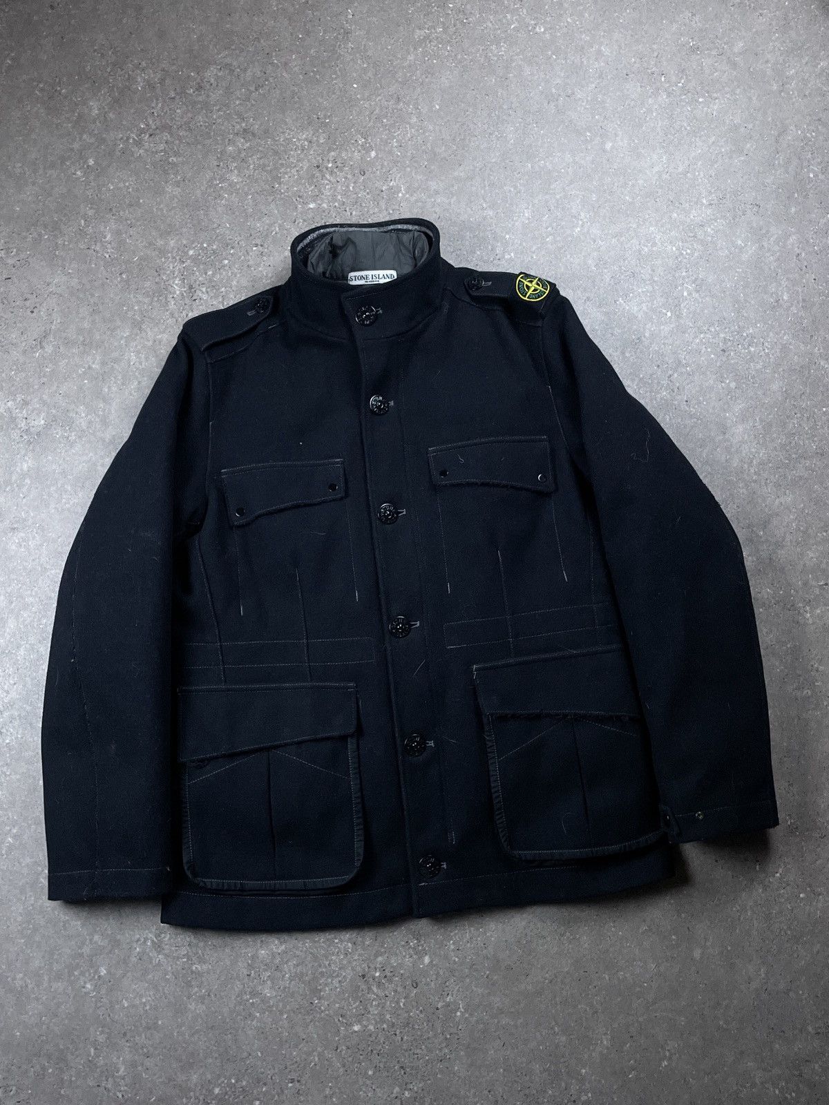 Stone Island 📌Vintage STONE ISLAND Wool Down Jacket Size US XL / EU 56 / 4 - 1 Thumbnail