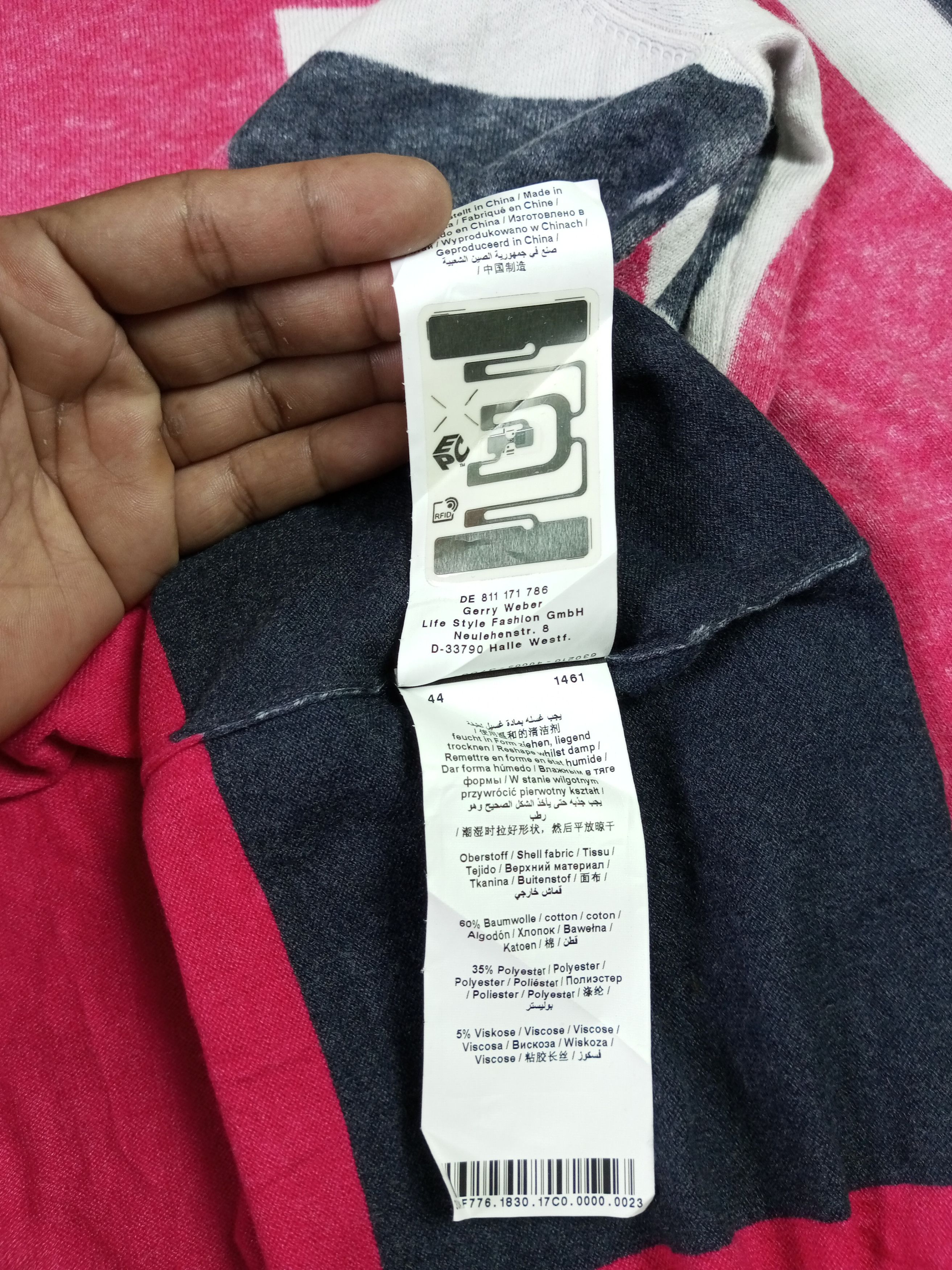 If Six Was Nine × Japanese Brand Gerry Weber Light Hoodie Union Jack All Over Print Size US L / EU 52-54 / 3 - 11 Thumbnail