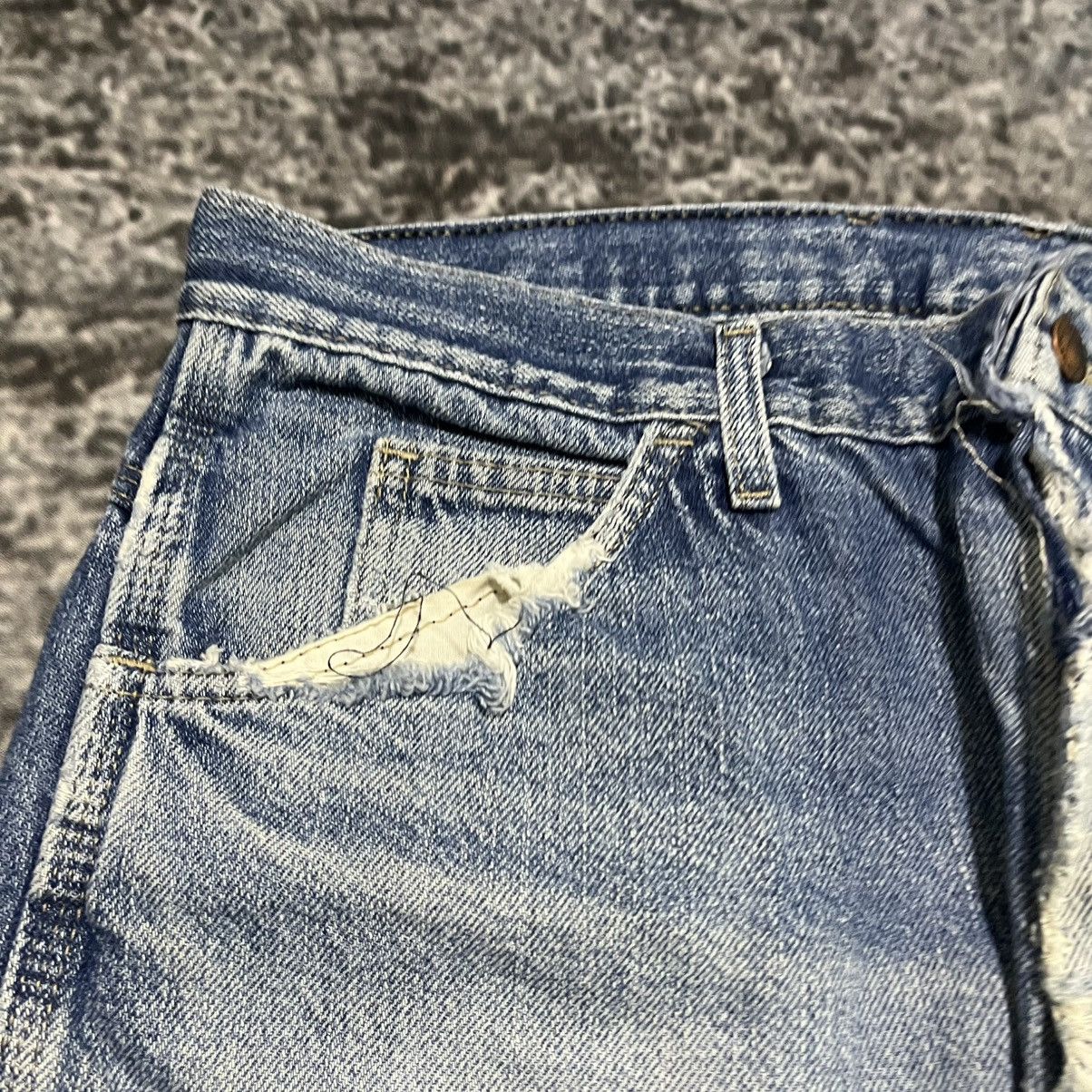 Dickies VINTAGE BAGGY DICKIES FADED BLUE WORKWEAR CARPENTER JEANS Size US 34 / EU 50 - 7 Thumbnail