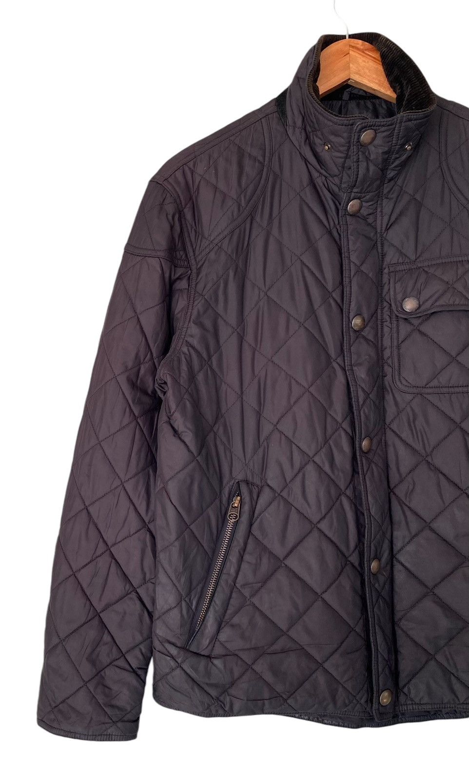 Polo Ralph Lauren Rare POLO RALPH LAURENT Quilted Zipper Jacket (L) Size US L / EU 52-54 / 3 - 3 Thumbnail