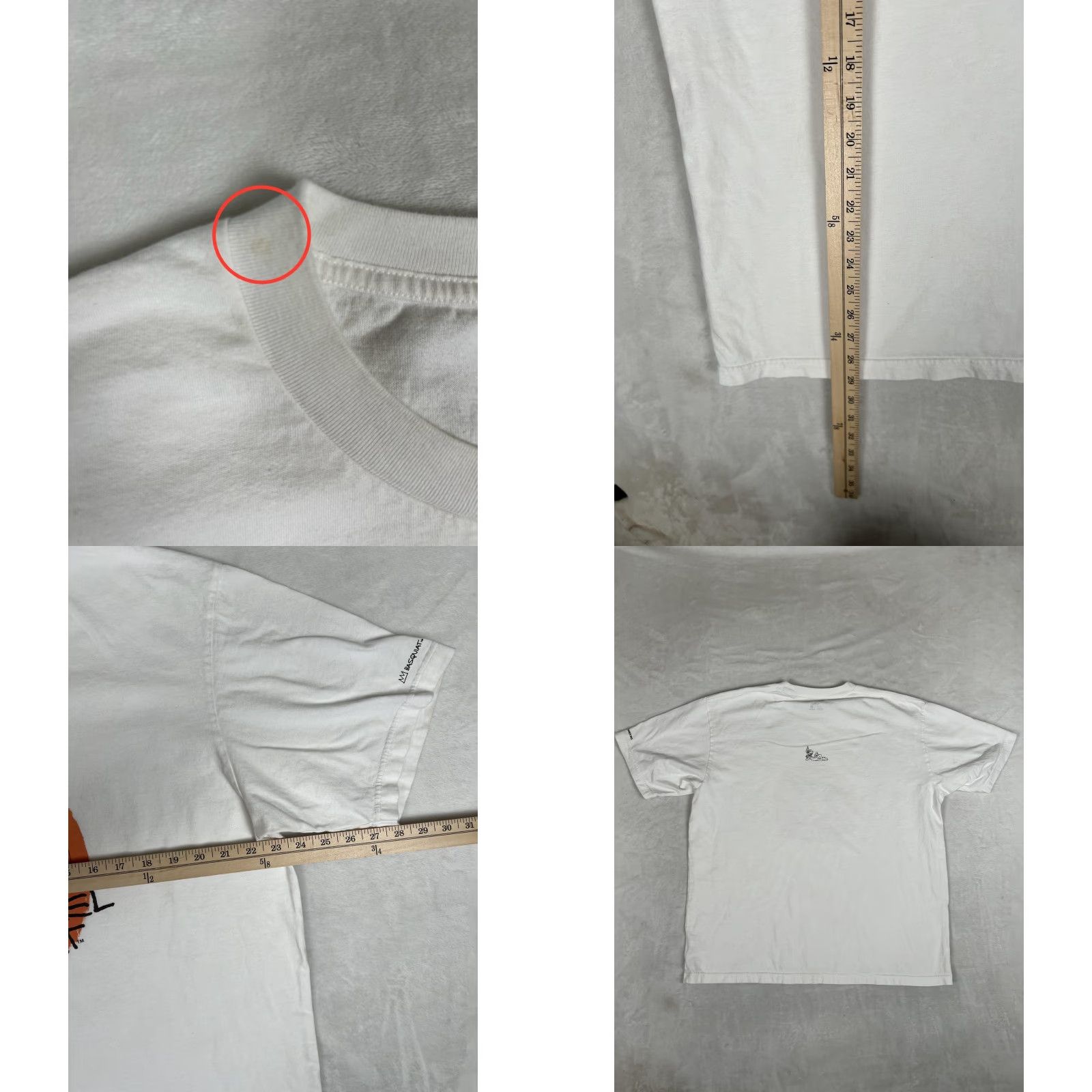 Uniqlo Uniqlo Shirt Mens XL White Basquiat Looney Tunes Bugs Bunny Graphic Size US XL / EU 56 / 4 - 8 Thumbnail
