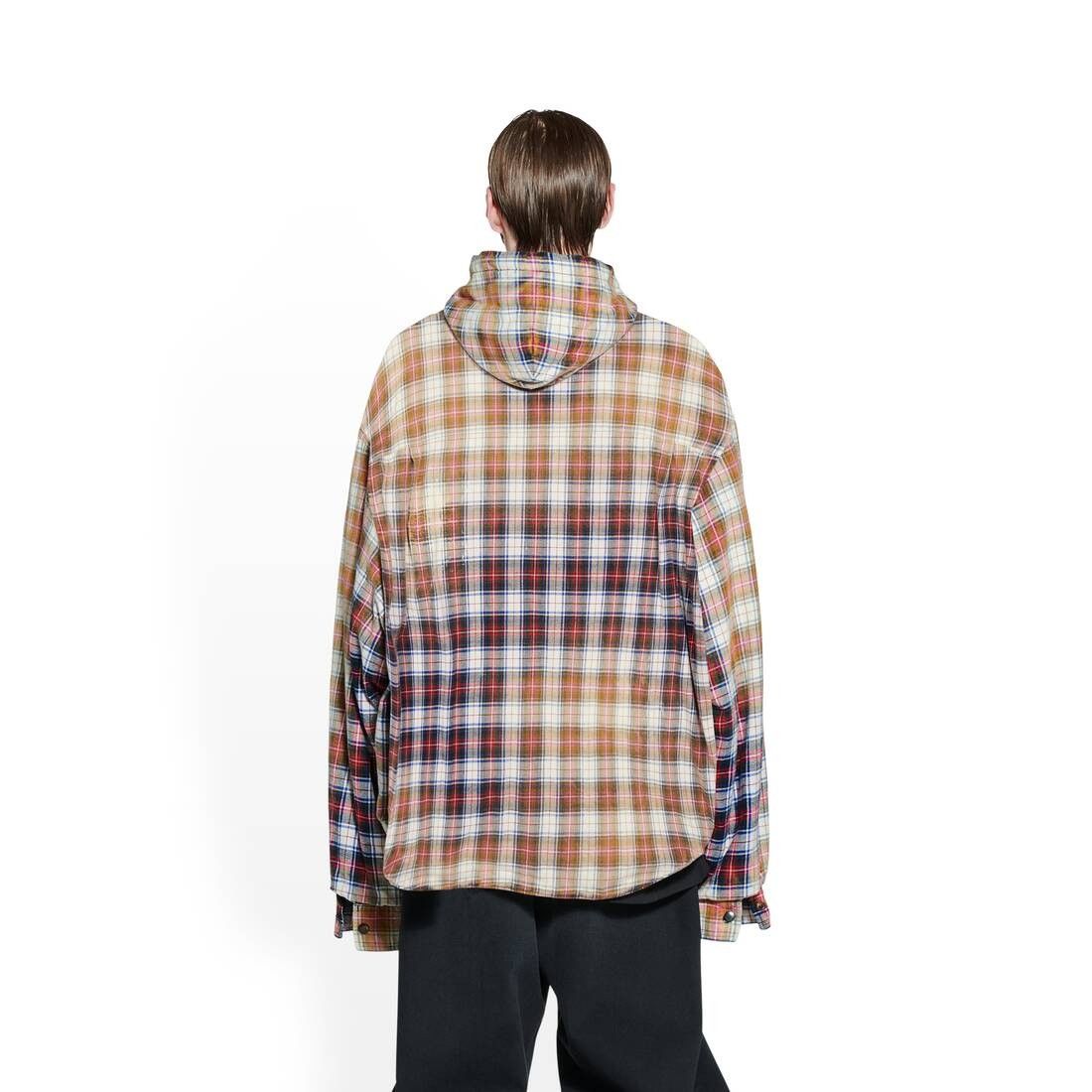 Balenciaga o1in1g0225 Bleached Shirt in Multicolor Size US L / EU 52-54 / 3 - 4 Thumbnail