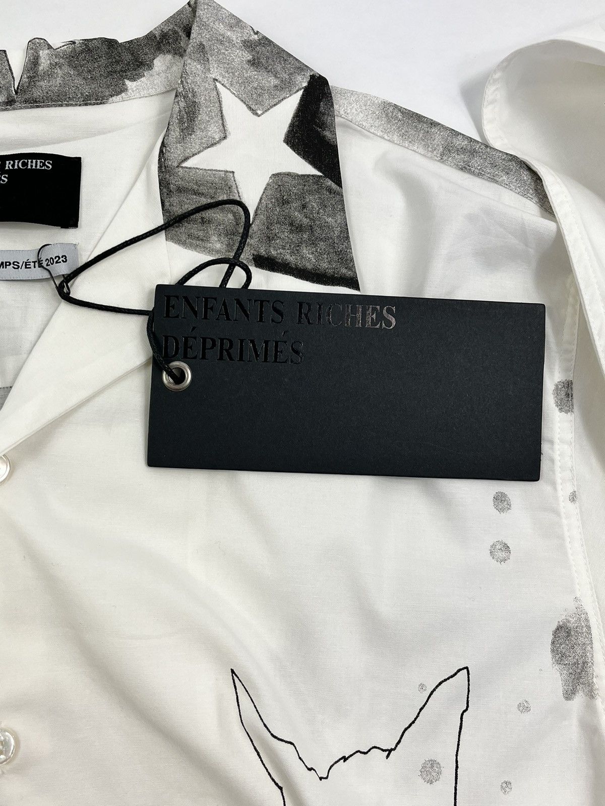 Enfants Riches Deprimes WHITE ABSTRACT GRAPHIC PRINT Size US XL / EU 56 / 4 - 8 Thumbnail