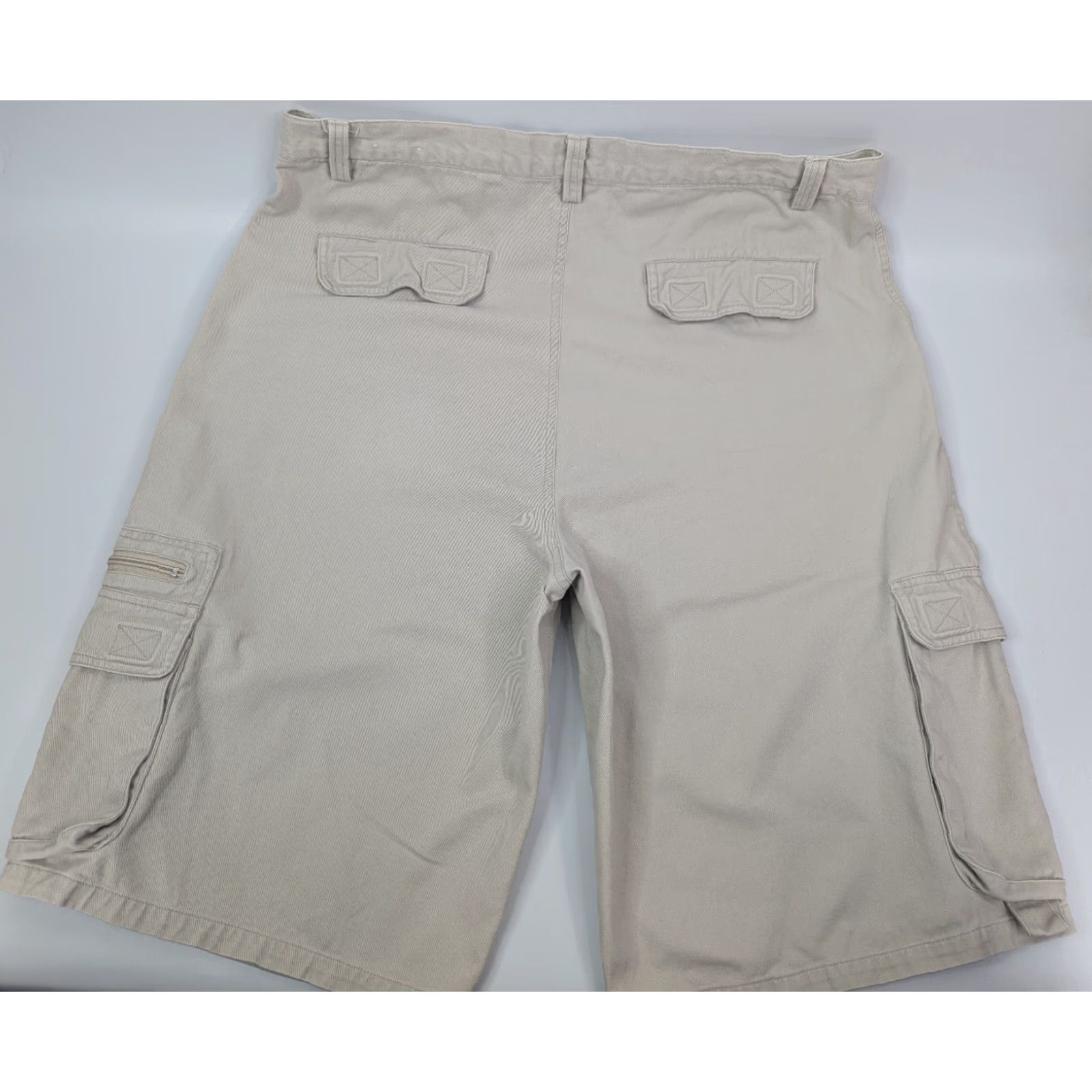 Anchor Blue VINTAGE Anchor Blue Cargo Shorts Zip Pocket Men's 40 Beige Skate Baggy Outdoors Y2K Size US 40 / EU 56 - 3 Thumbnail