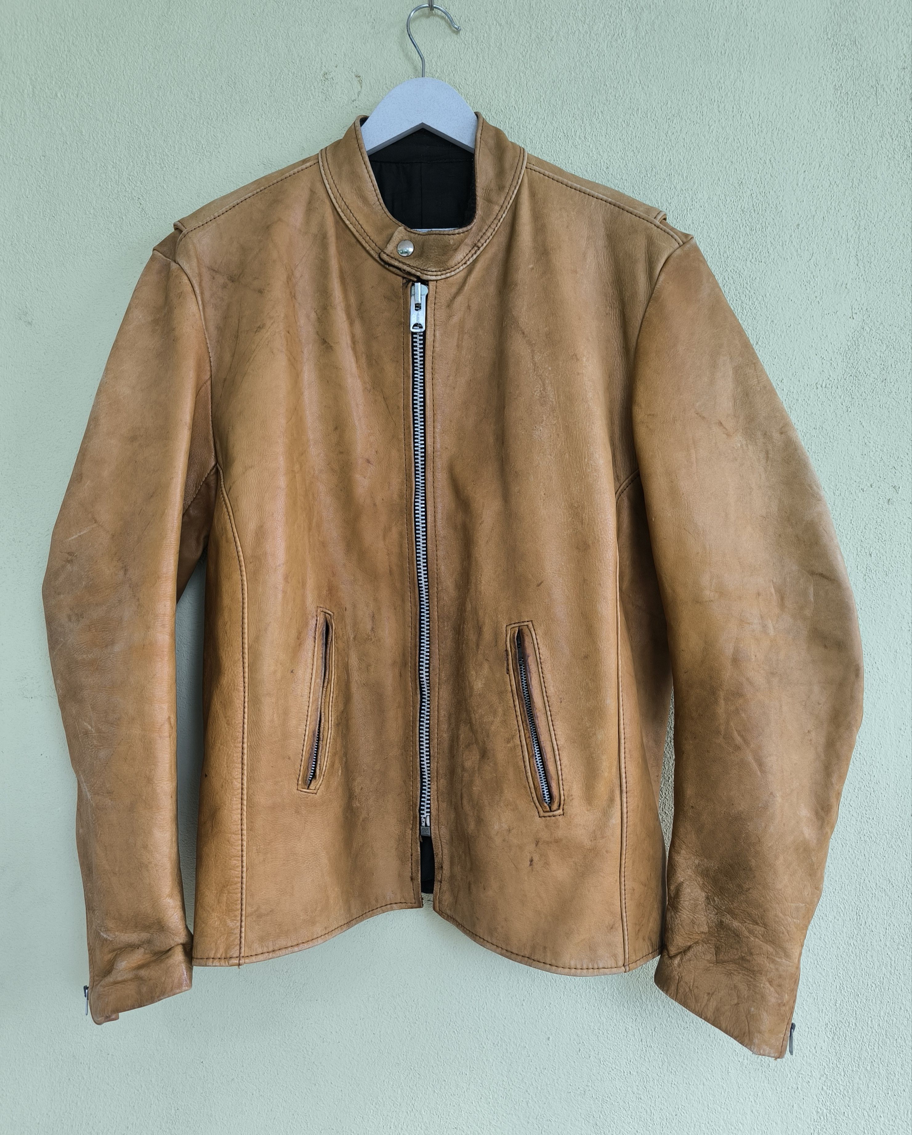 Vanson Leathers Vtg 80's VANSON ASSOCIATES BOSTON biker leather jacket Size US M / EU 48-50 / 2 - 1 Thumbnail