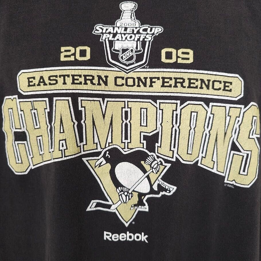 NHL Pittsburgh Penguins T Shirt Mens Size Large Black NHL Hockey Size US L / EU 52-54 / 3 - 2 Thumbnail