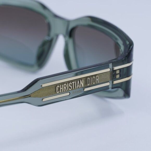 Dior 🕶️ New Dior DIORSIGNATURE S9U 55F2 Sunglasses - Shiny Green Size ONE SIZE - 6 Thumbnail