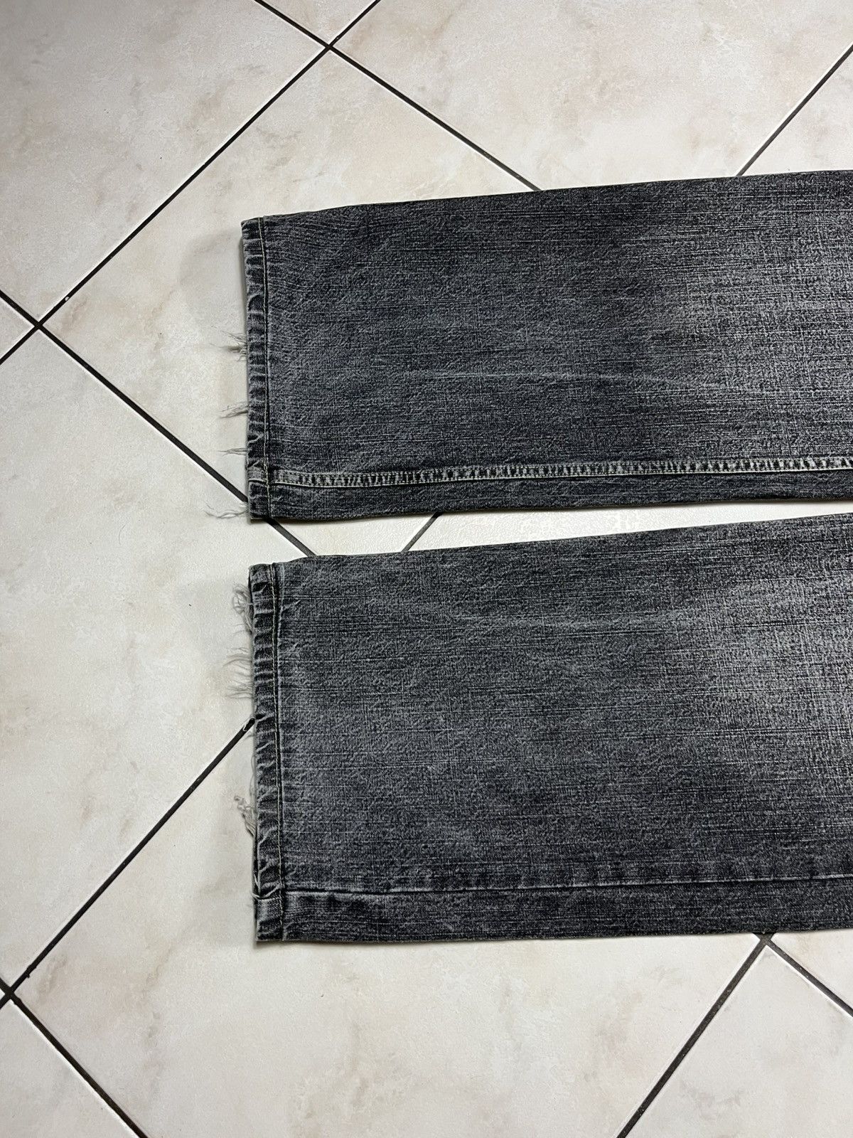 Diesel × Vintage Vintage Diesel baggy distressed denim y2k wide pants washed Size US 36 / EU 52 - 7 Thumbnail