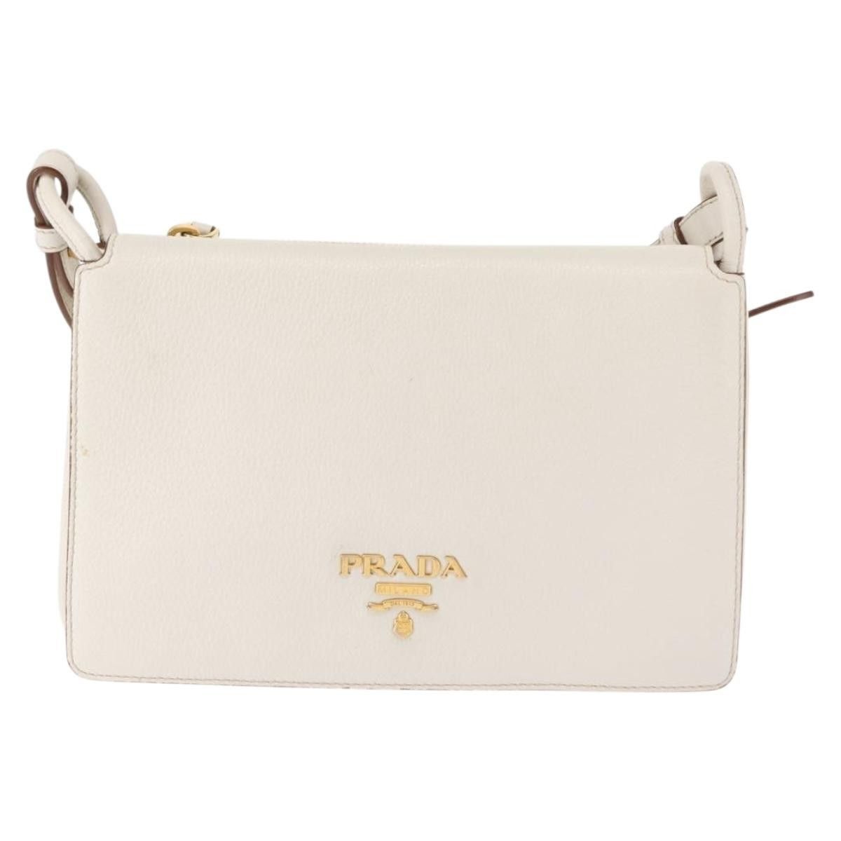 Prada Prada Flap Crossbody Bag Vitello Daino Size ONE SIZE - 1 Thumbnail