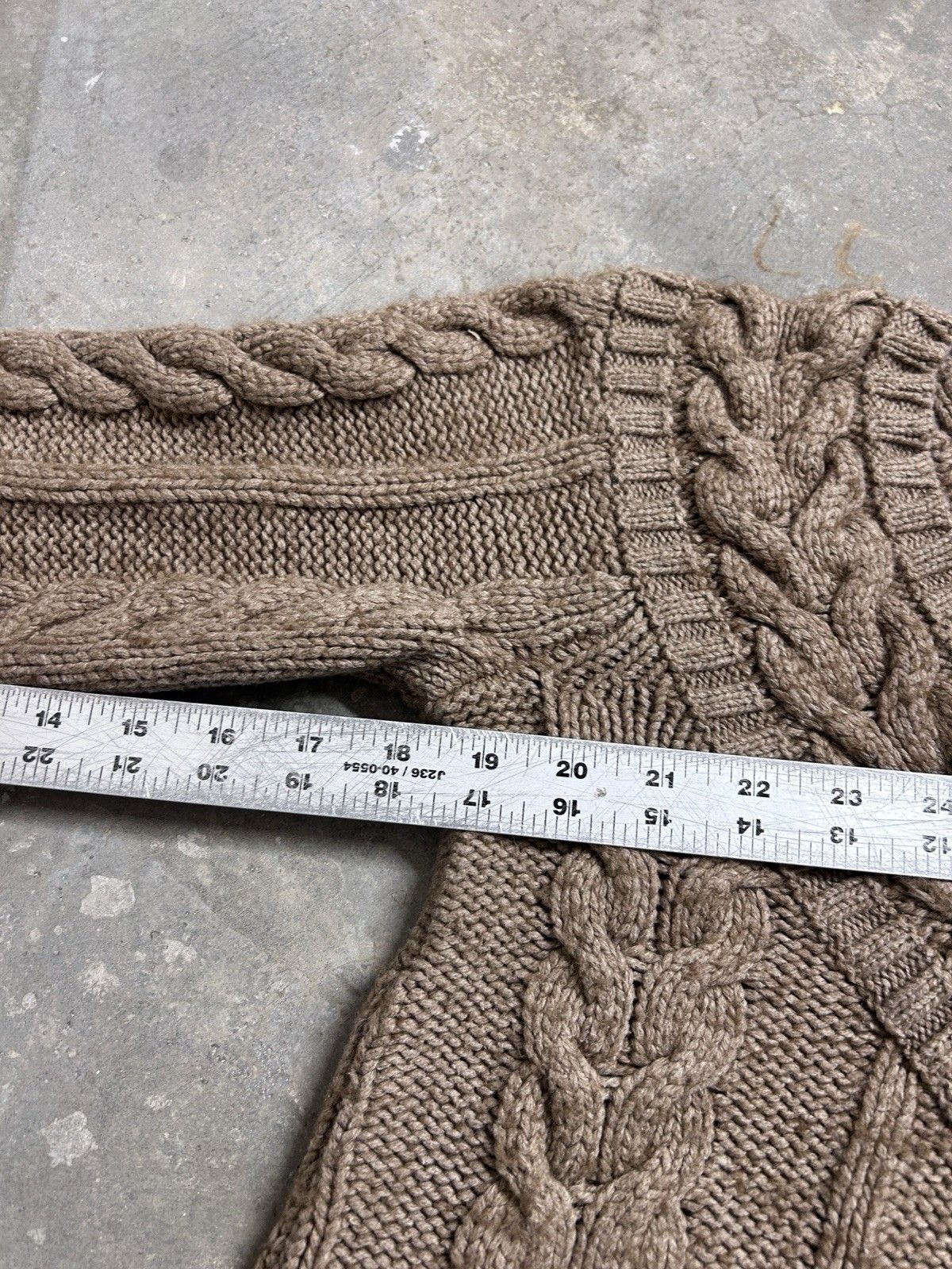 Old Navy VTG Y2K Old Navy Cottage Cotton Lamb Knit Pullover Sweater Size S / US 4 / IT 40 - 7 Thumbnail