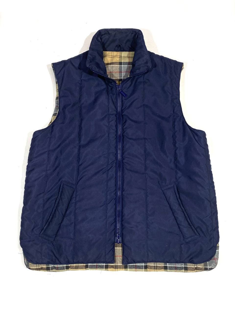 Barbour × Vintage Barbour Waistcoat Dress Tartan Vest Vintage Size US L / EU 52-54 / 3 - 1 Thumbnail
