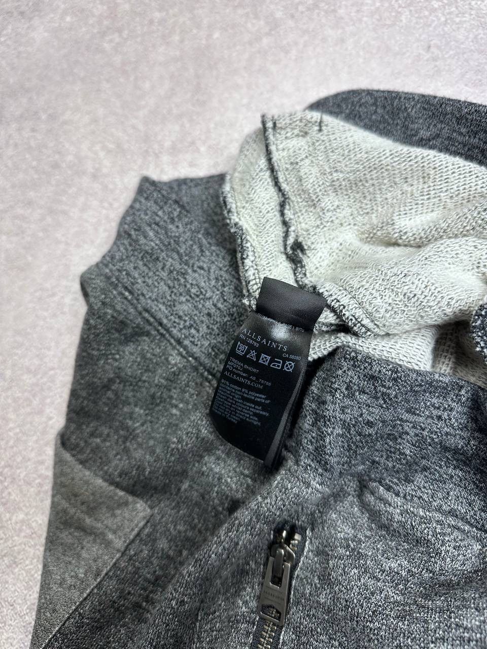 Allsaints Vintage Allsaints Grey Cotton Shorts M Size US 32 / EU 48 - 9 Thumbnail
