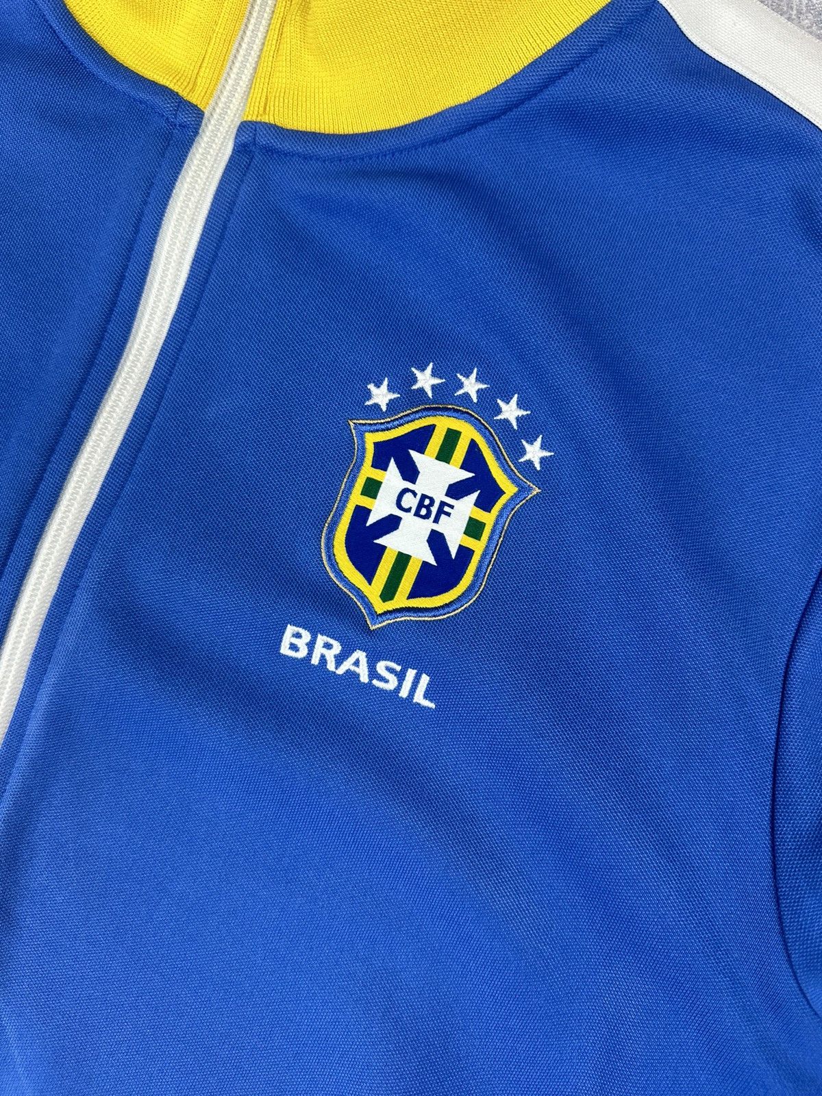 Nike Nike Brazil National Team 2010/11 Football Track-Top Jacket Size US M / EU 48-50 / 2 - 3 Thumbnail