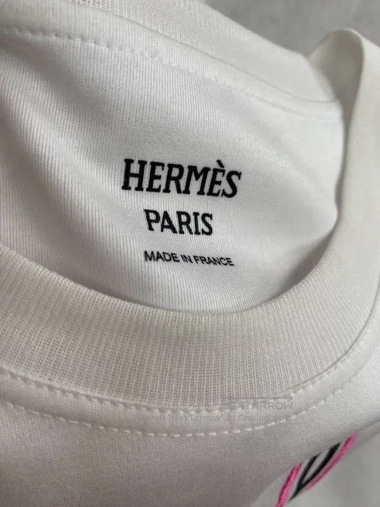 Hermes Hermes Chevaloscope embroidered and printed short-sleeved Size S / US 4 / IT 40 - 4 Thumbnail