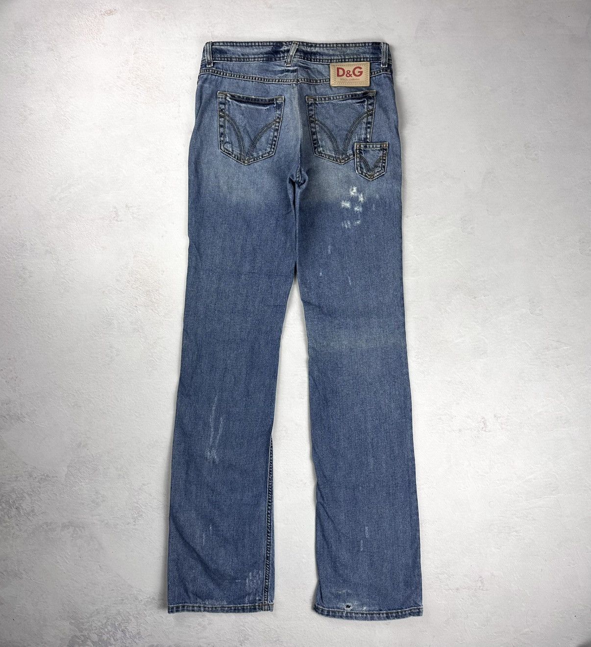Designer × Dolce & Gabbana Avant Garde Y2k Denim Dolce & Gabbana (D&G) Vintage Classic Size 28" / US 6 / IT 42 - 1 Thumbnail