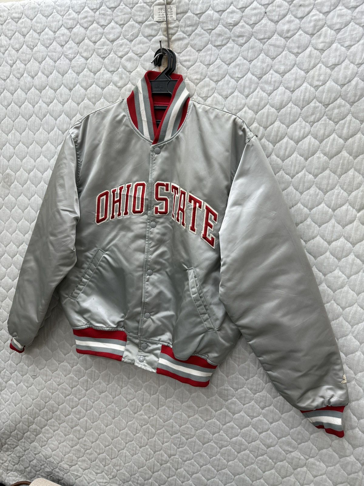 Starter 🔥🔥🔥ARCHIVE VTG STARTER OHIO STATE VARSITY JACKET Size US L / EU 52-54 / 3 - 2 Thumbnail