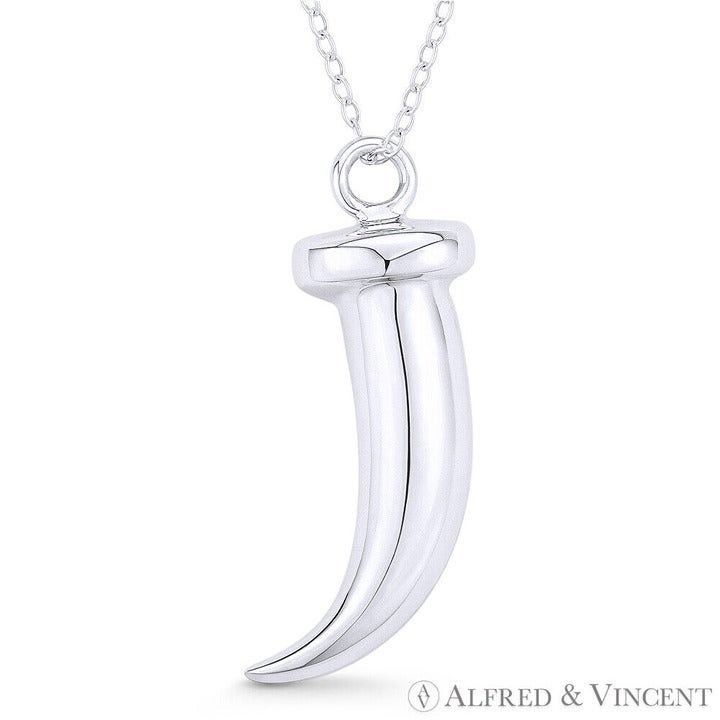 Other Italian Horn Corno Evil Eye Luck Charm 40.5mm Pendant Size ONE SIZE - 1 Preview