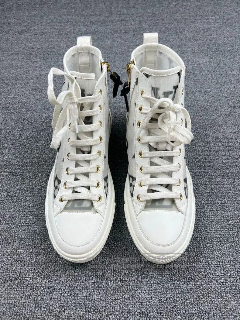 Louis Vuitton Louis Vuitton Mesh High. Size US 5 / EU 37 - 3 Thumbnail