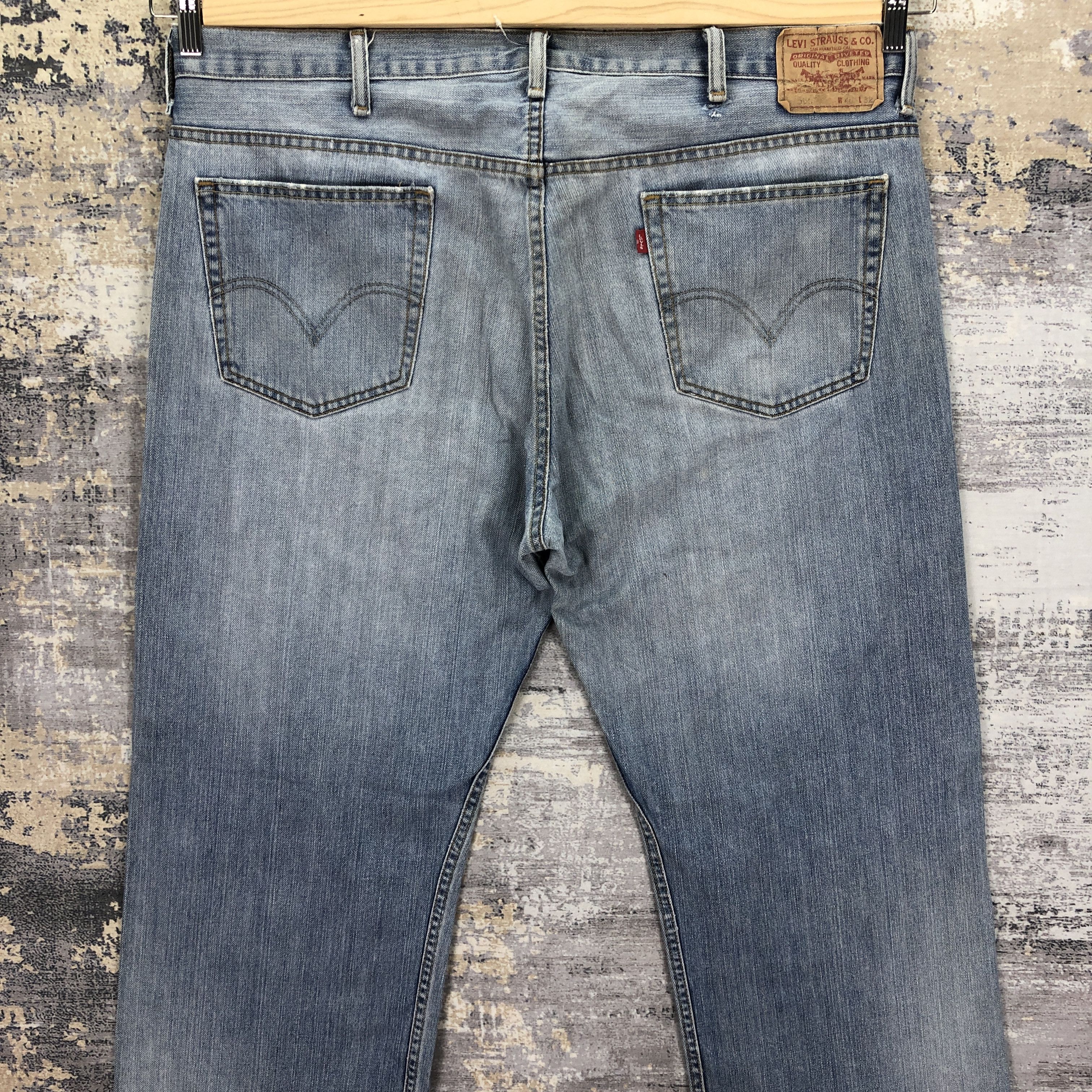 Levi's Vintage Levis 569 Faded Baggy Jeans Light Wash Levi's Denim Size US 42 / EU 58 - 4 Thumbnail
