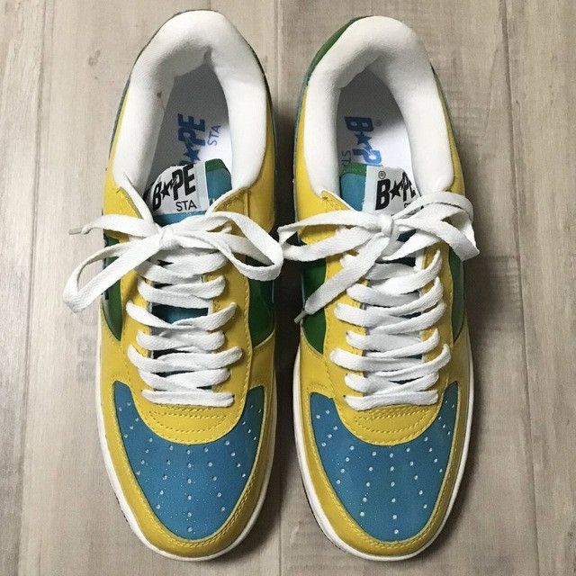 Bape × Nigo Glitter BAPE STA sneakers a bathing ape shoes NIGO Size US 9.5 / EU 42-43 - 4 Thumbnail