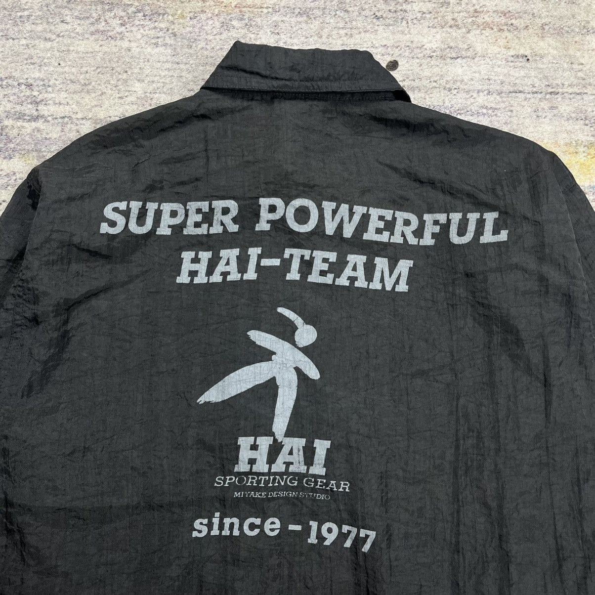 Issey Miyake 90s Hai sporting gear issey miyake big logo nylon jacket Size US L / EU 52-54 / 3 - 5 Thumbnail