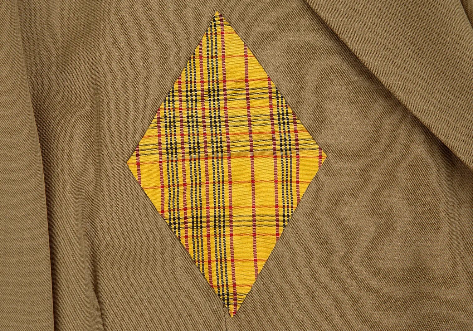 Yohji Yamamoto Yohji Yamamoto Brown Check Diamond Wool Jacket Size US M / EU 48-50 / 2 - 3 Thumbnail