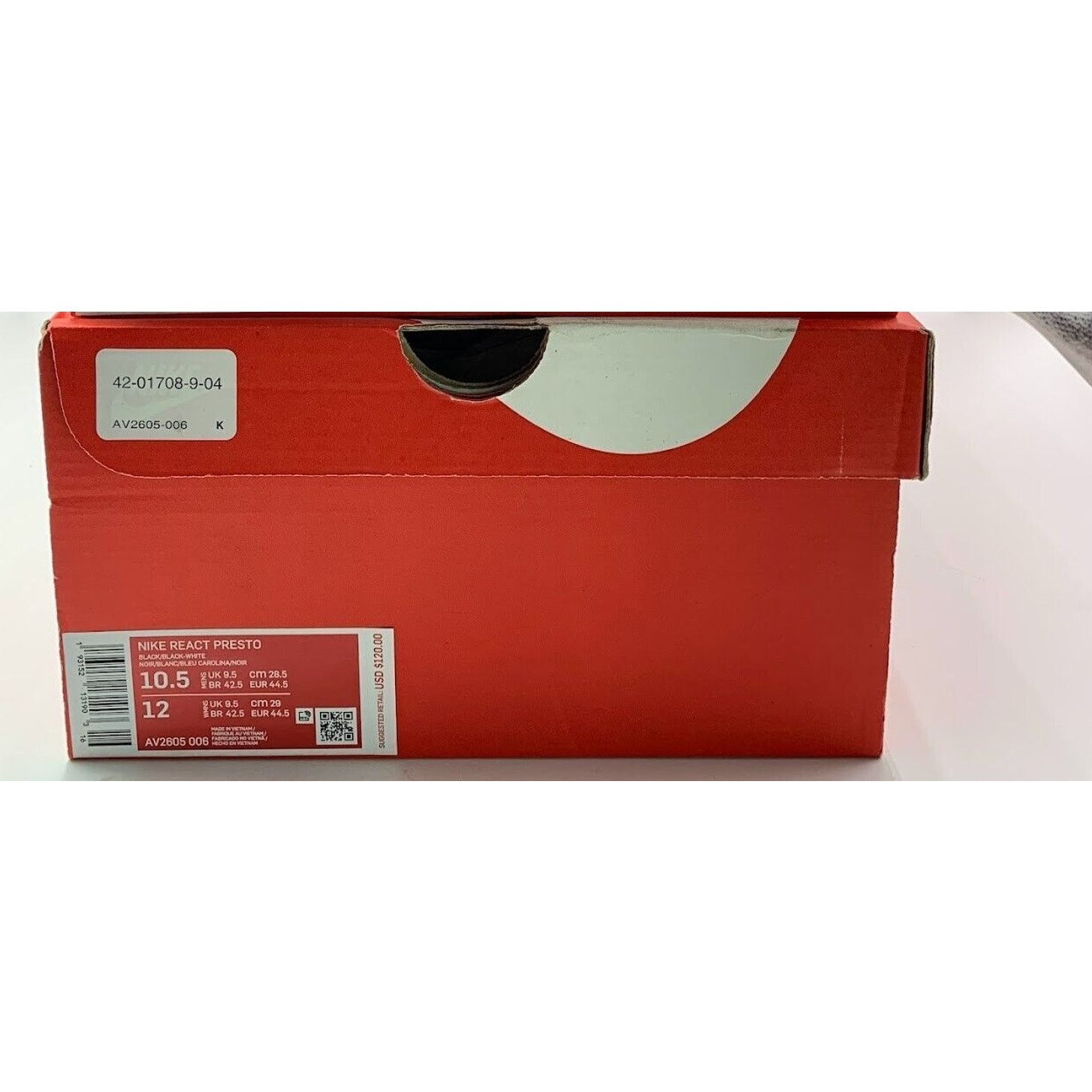 Nike Nike React Presto Trouble At Home AV2605-006 Men's 10.5 NEW Size US 9 / EU 42 - 9 Thumbnail