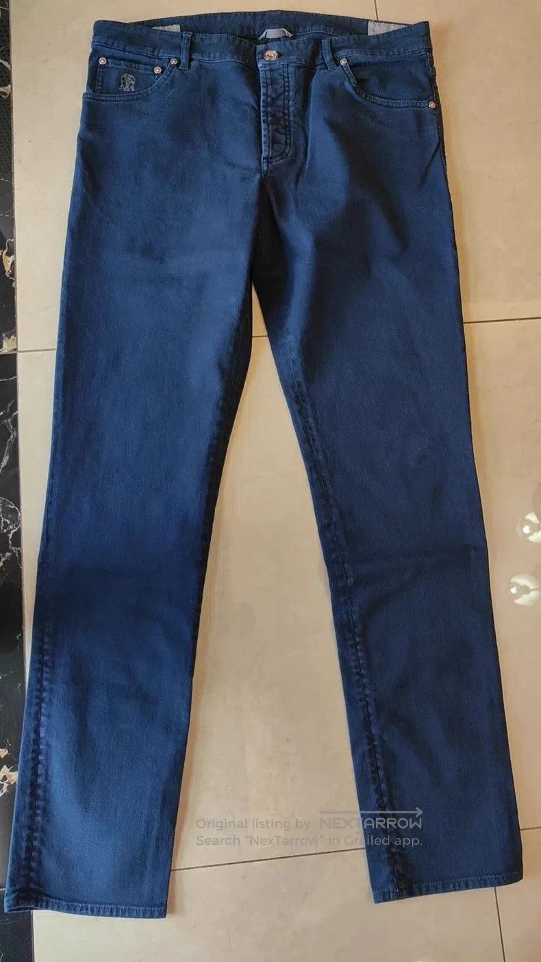 Brunello Cucinelli Brunello Cucinelli Blue Denim Jeans. Size US 34 / EU 50 - 2 Thumbnail