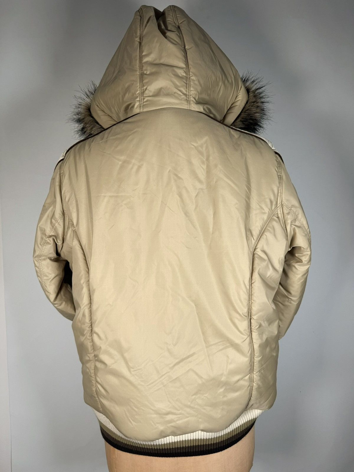Enyce Y2K Lady Enyce Front Logo Fur Down Jacket Size XL / US 12-14 / IT 48-50 - 2 Thumbnail