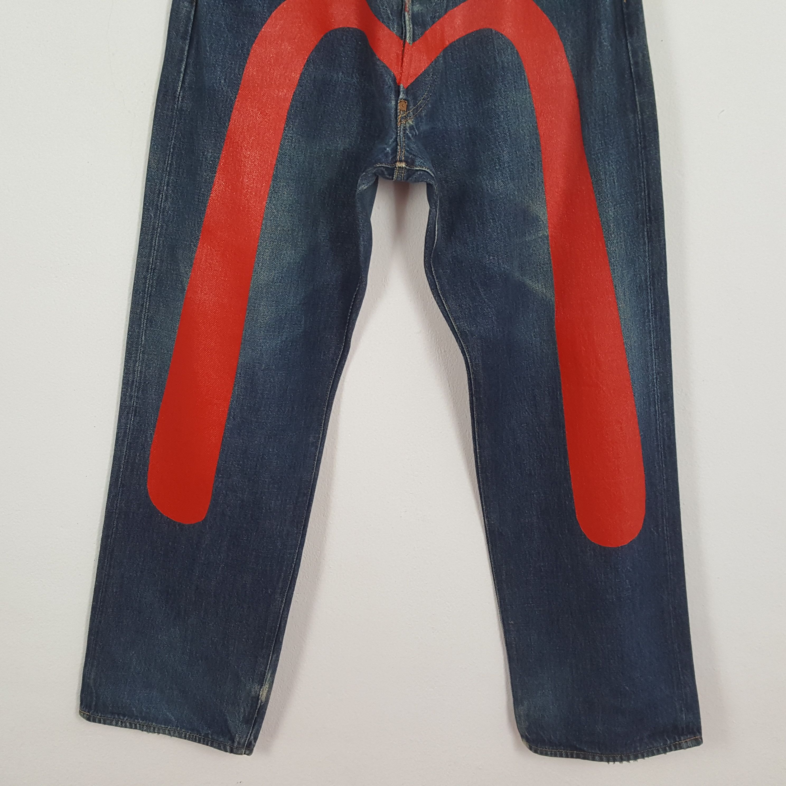 Evisu × Japanese Brand × Vintage Vintage EVISU Japanese Brand Daicock Custom Design Jeans Size US 32 / EU 48 - 3 Thumbnail