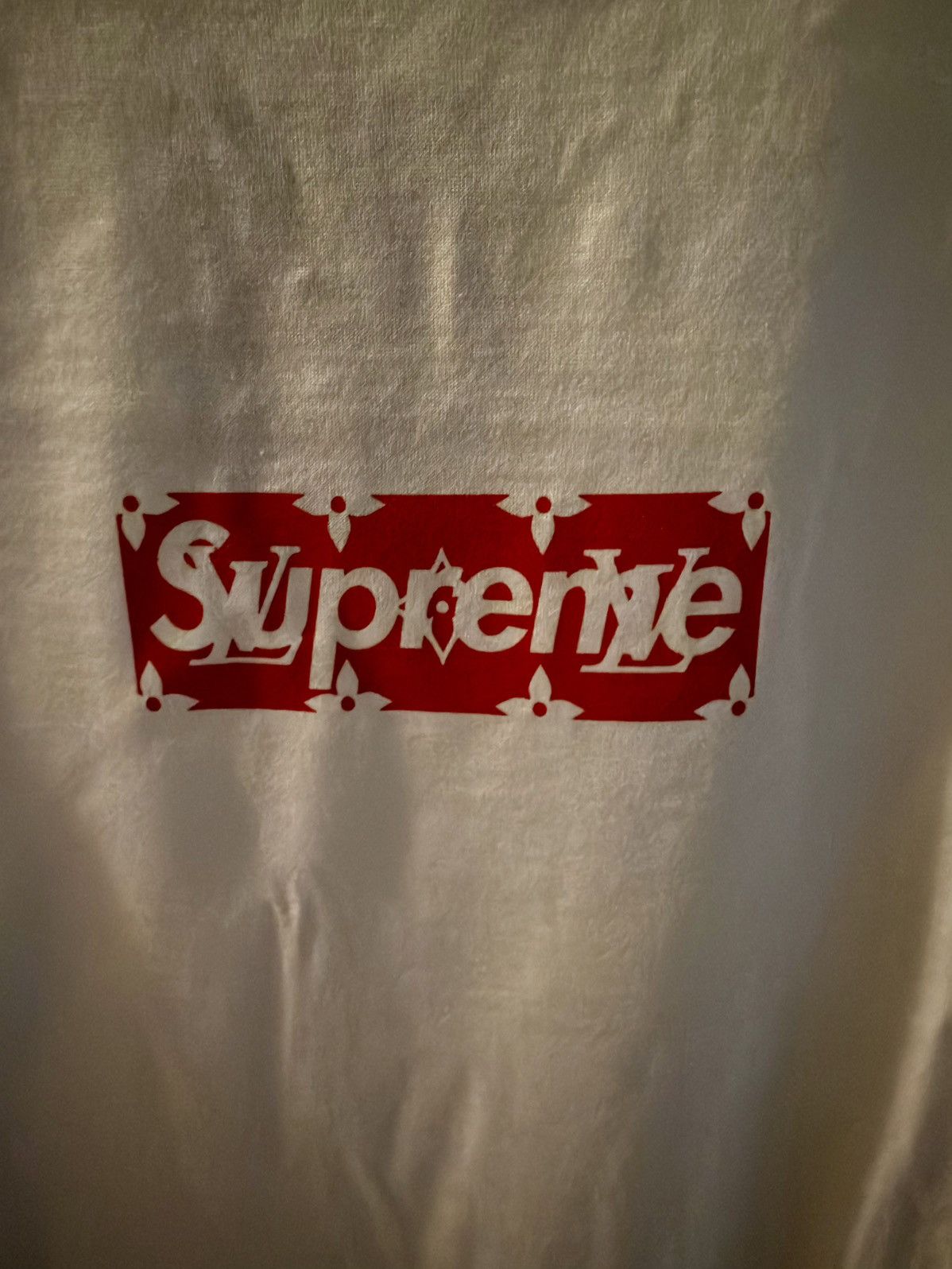 Louis Vuitton × Supreme Supreme LV Box Logo Shirt Size 4L Size US L / EU 52-54 / 3 - 3 Thumbnail