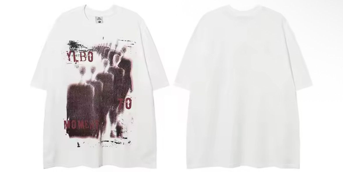 Japanese Brand Gothic 90s Streetwear Shadow Moment Print T-Shirt Punk Tees Size US M / EU 48-50 / 2 - 4 Thumbnail