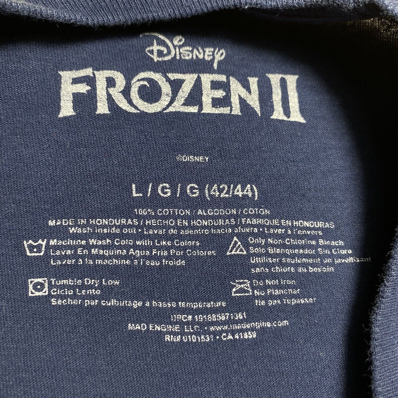 Disney Disney Frozen II Olaf The Snowman Chillin Graphic T Shirt Size US L / EU 52-54 / 3 - 3 Thumbnail