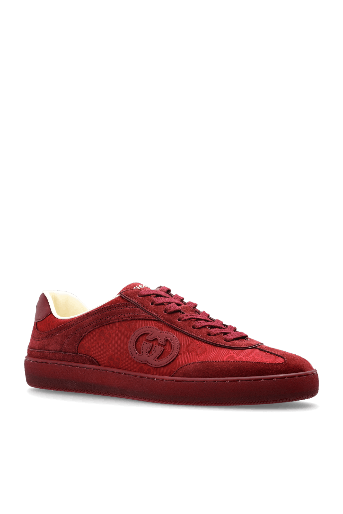 Gucci o1loc1c0426 813686 Men's G75 Sneakers in Burgundy Size US 9.5 / EU 42-43 - 4 Thumbnail