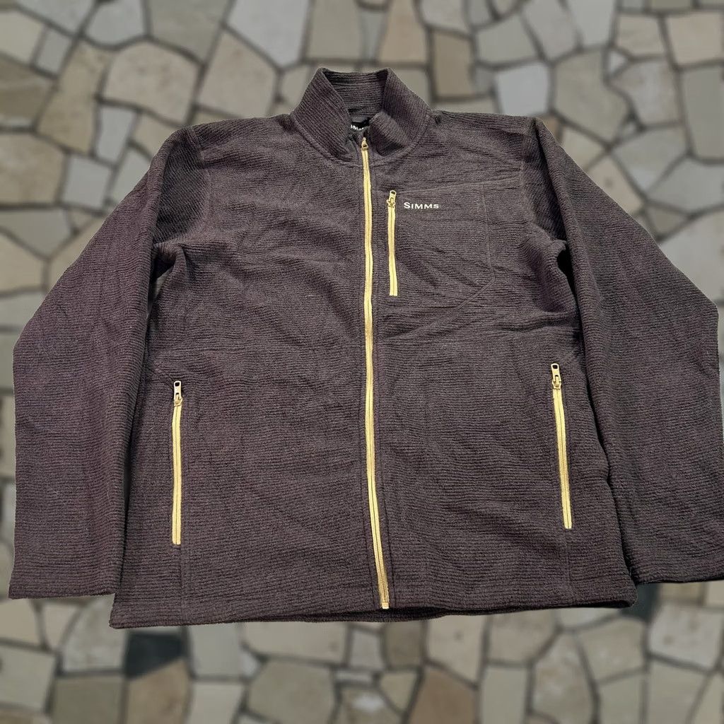 Vintage Simms Jacket Mens L Brown Fleece Full Zip Pockets Outdoor Hiking Warm Size US L / EU 52-54 / 3 - 1 Thumbnail