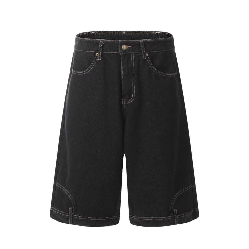 Japanese Brand × Vintage Inverted Denim Jorts Vintage Style Baggy Hip Hop Party Size US 27 - 6 Thumbnail