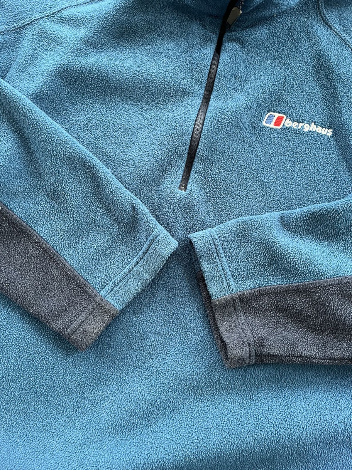 Berghaus Vintage Berghaus Blue Fleece 1/3 Zip Outdoor Pullover Y2K Size US XL / EU 56 / 4 - 8 Thumbnail