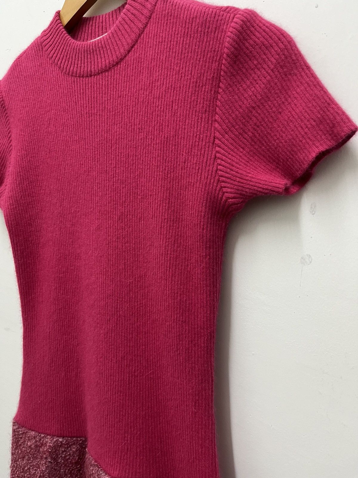 Balenciaga Balenciaga Paris La Mode Mohair Knitwear Dress Pink Size 38 Size XS / US 0-2 / IT 36-38 - 3 Thumbnail