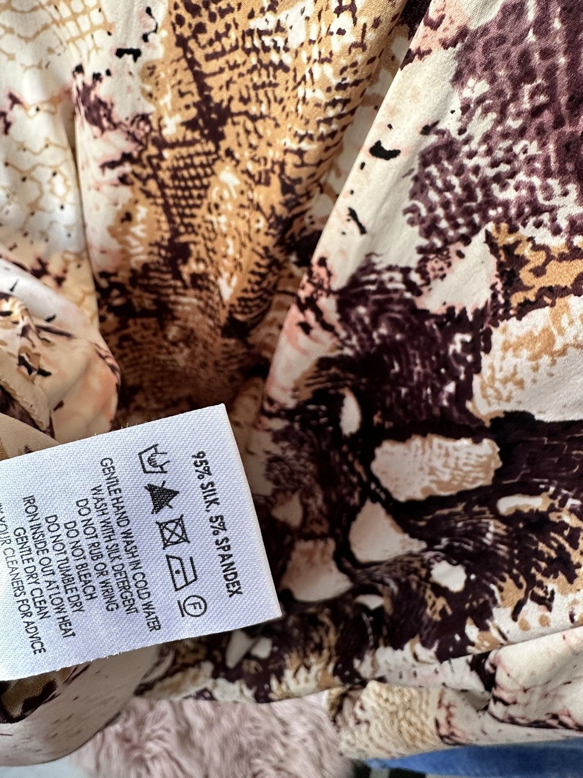 Designer Silk shirt Dea Kudibal snake print 38 M 95%silk animal print Size M / US 6-8 / IT 42-44 - 7 Thumbnail