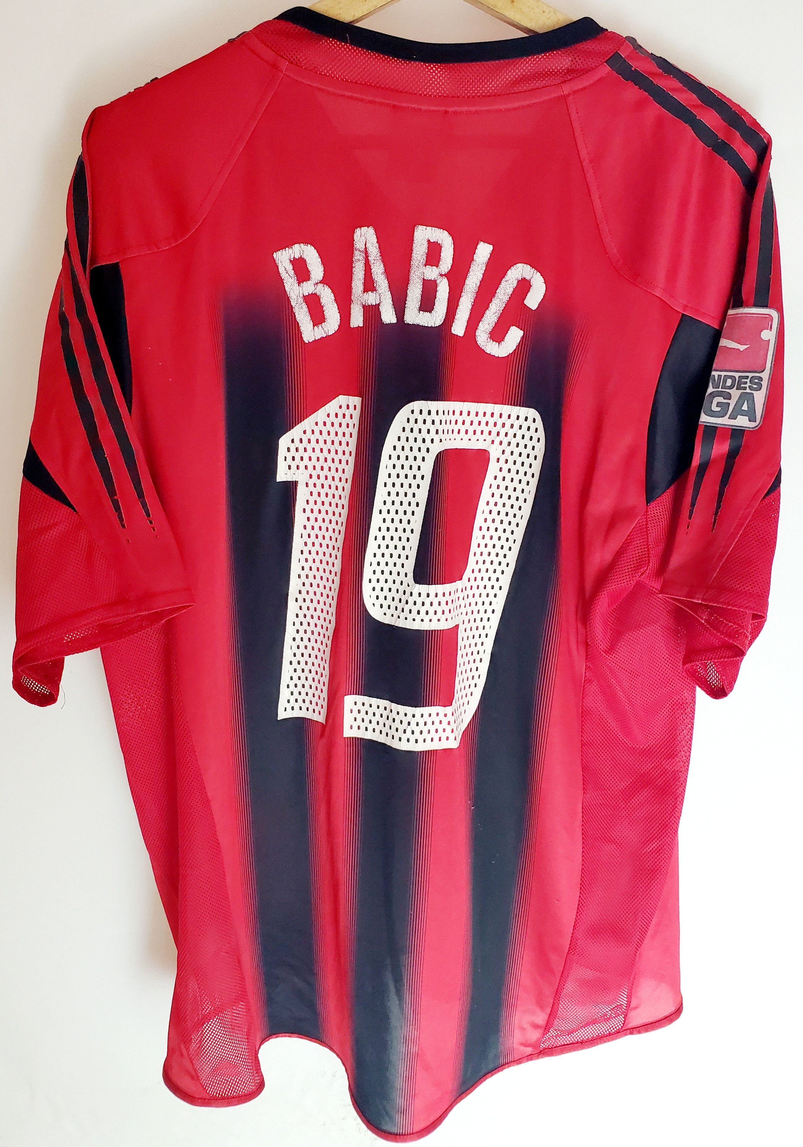 Adidas Bayer 04 Leverkusen Home 2005 Soccer Adidas #19 BABIC L Size US L / EU 52-54 / 3 - 2 Thumbnail
