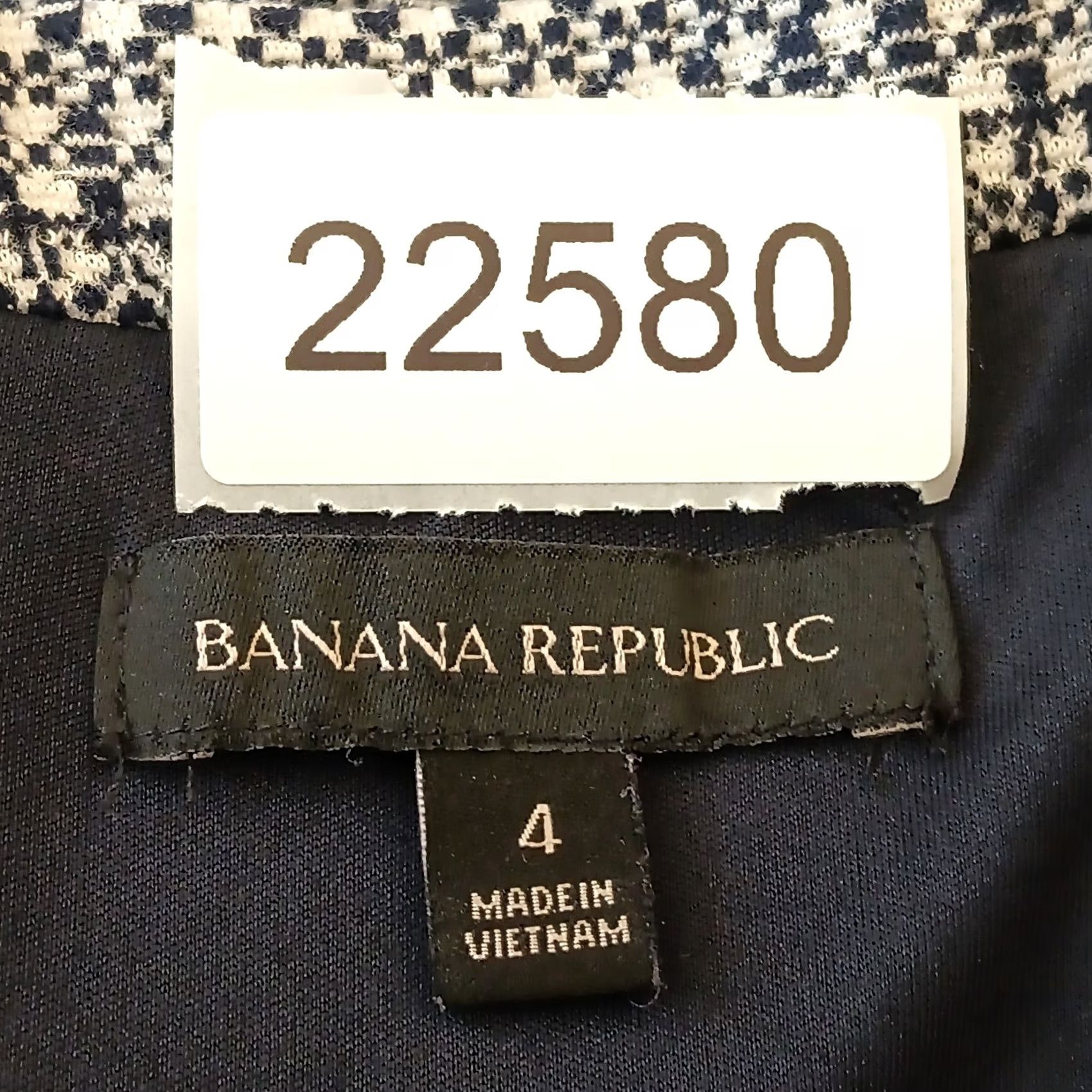 Banana Republic Banana Republic Blue Geometric Knit Lined Ruffle Accent Pencil Skirt Size 4 Size 27" / US 4 / IT 40 - 8 Thumbnail